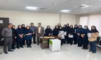 آیین تقدیر از کارمندان کلینیک شهدای سلامت
