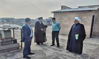 بازدید کارشناسان نهاد رهبری از کلینیک شهدای سلامت برای بهسازی فضای نمازخانه
