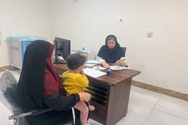 برگزاری ویزیت رایگان کودکان زیر ۵ سال در کلینیک شهدای سلامت رشت